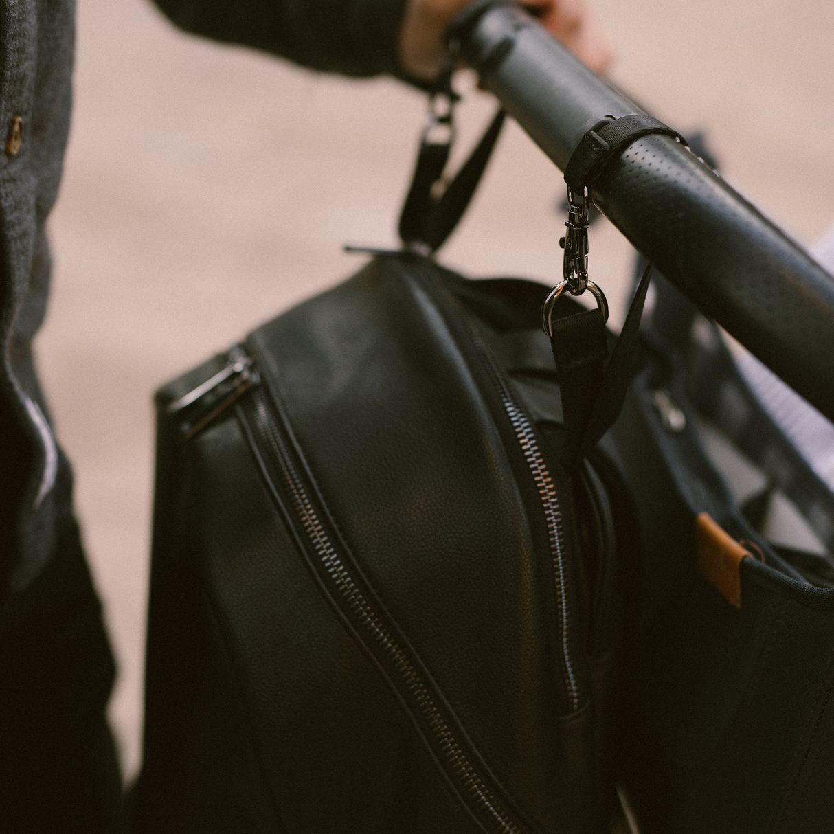 Skyline Backpack Black - Gold Hardware