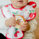 Cotton Muslin Classic Bib 3 pack - Berry Lemonade