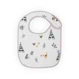 Cotton Muslin Classic Bib 3 Pack - Forest Friends