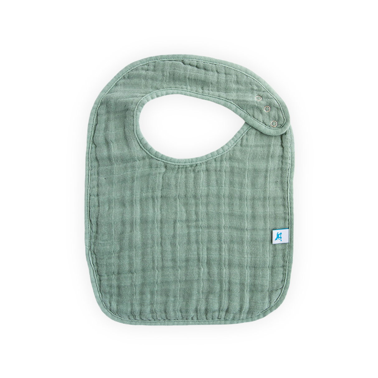 Cotton Muslin Classic Bib 3 Pack - Tropical Leaf