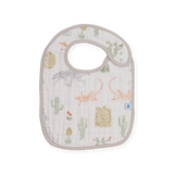 Cotton Muslin Classic Bib 3 Pack - Adobe Checker