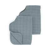 Cotton Muslin Burp Cloth 2 Pack - Sea