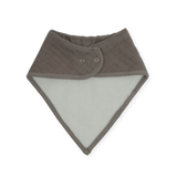 Cotton Muslin + Fleece Bandana Bib 4 Pack - Adobe Checker