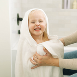 Toddler Hooded Towel - White