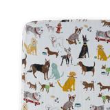 Cotton Muslin Crib Sheet - Woof