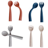 Haakaa Bendy Silicone Cutlery Set