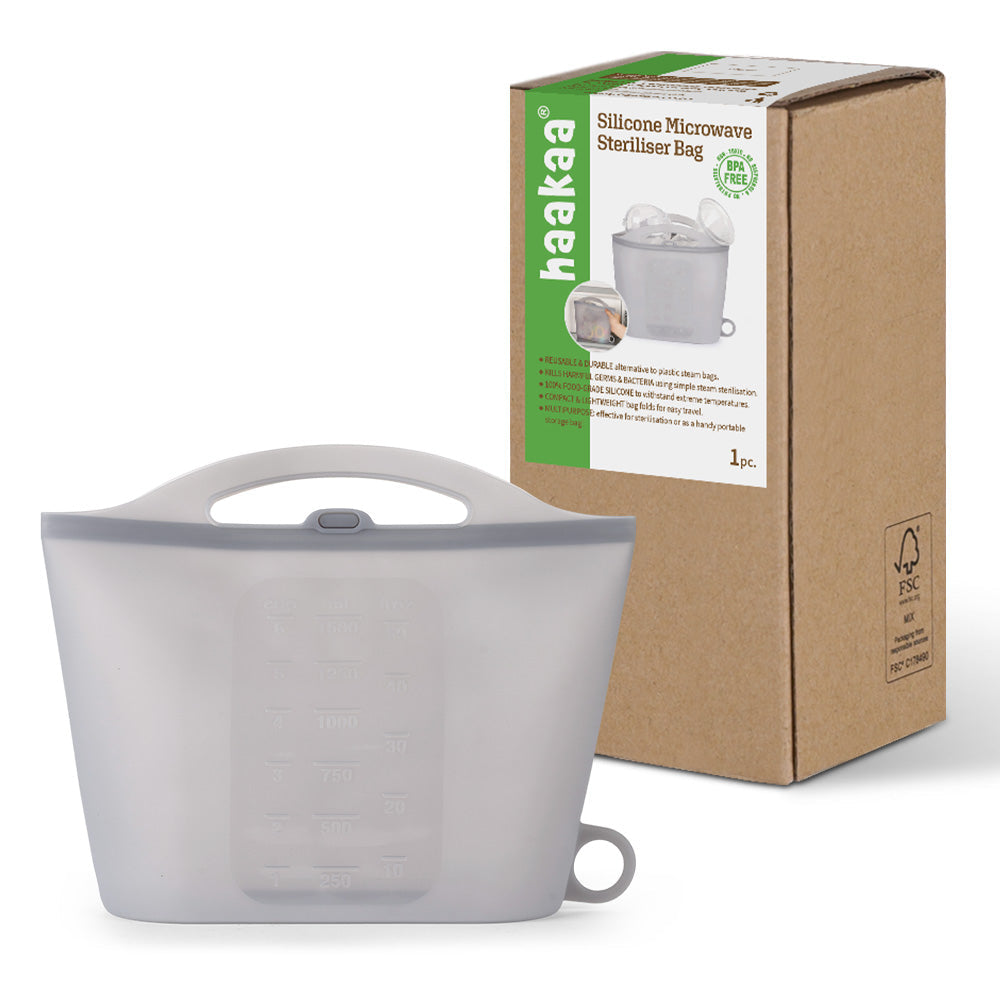 Haakaa Silicone Microwave Sterilizer Bag - HoneyBug 