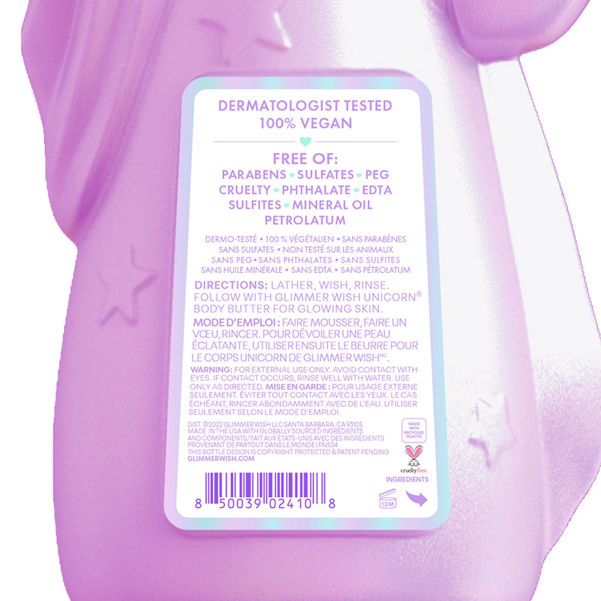 Unicorn Body Wash - HoneyBug 