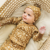 Organic Kimono Knotted Sleep Gown - Wildflower