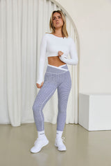 Astoria LIVE LUXE Staple Sleeved Crop - White