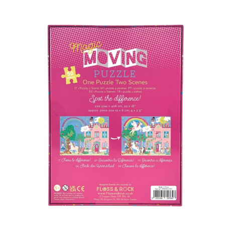 Rainbow Fairy 50pc Magic Moving Puzzle - HoneyBug 