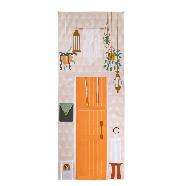 Boho Tea House & Garden Doorway Storefront - HoneyBug 