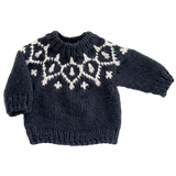 Icicle Sweater - Navy - HoneyBug 