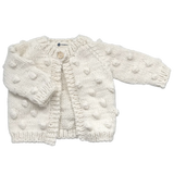 Popcorn Cardigan - Cream - HoneyBug 