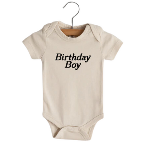 Birthday Boy Organic Baby Bodysuit - HoneyBug 