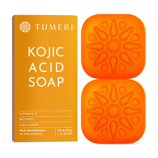 Turmeric Kojic Acid Soap - Face and Body - HoneyBug 