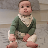 long bodysuit | Basil Green - HoneyBug 