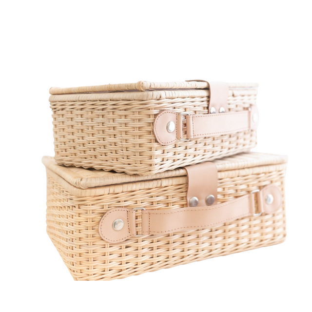 Wicker Suitcases - HoneyBug 