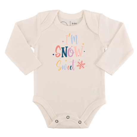 graphic bodysuit | snow sweet (long sleeve) - HoneyBug 