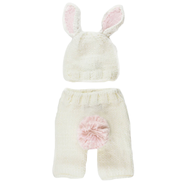 Bailey Bunny Hat and Pant Newborn Set - HoneyBug 