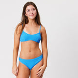 Womens Marine Blue Bikini Bottom - HoneyBug 