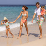 Womens Coastal Shells Sustainable Bikini Top - HoneyBug 