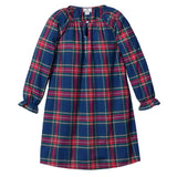 Girl's Brushed Twill Delphine Nightgown in Windsor Tartan - HoneyBug 
