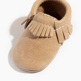 Weathered Brown Moccasin Baby Shoe - HoneyBug 
