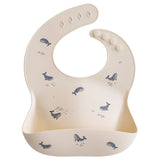 Silicone Baby Bib - Whales - HoneyBug 