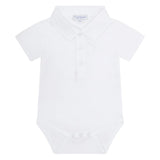 White Boy Short Sleeve Onesie - HoneyBug 
