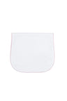 White Bubble Baby Burp Cloth - HoneyBug 