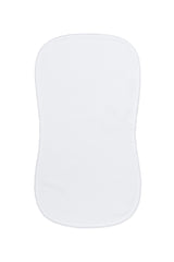 White Bubble Baby Burp Cloth - HoneyBug 