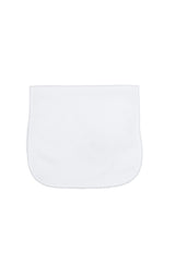 White Bubble Baby Burp Cloth - HoneyBug 