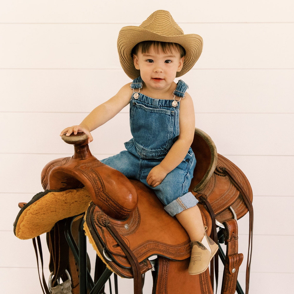 Cowboy Chelsea Boot Baby Shoe - HoneyBug 