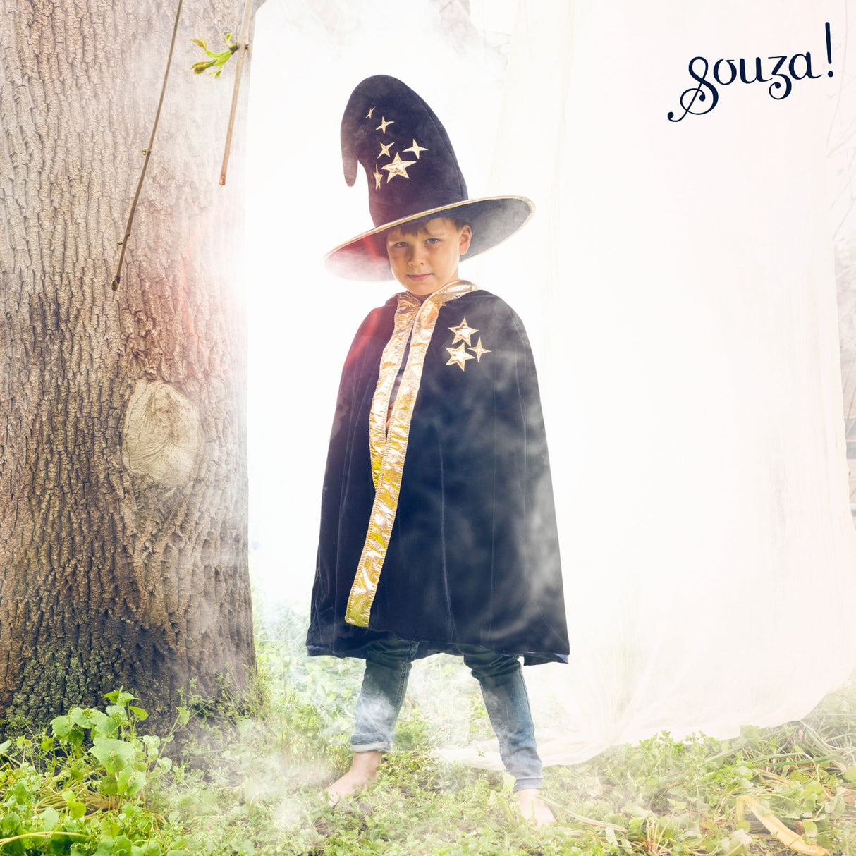 Wilfred Magician Costume Cape for Kids - Carnival & Festive Use - sz 4-8 yrs