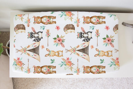 Changing Pad Cover - Woodland Tribe