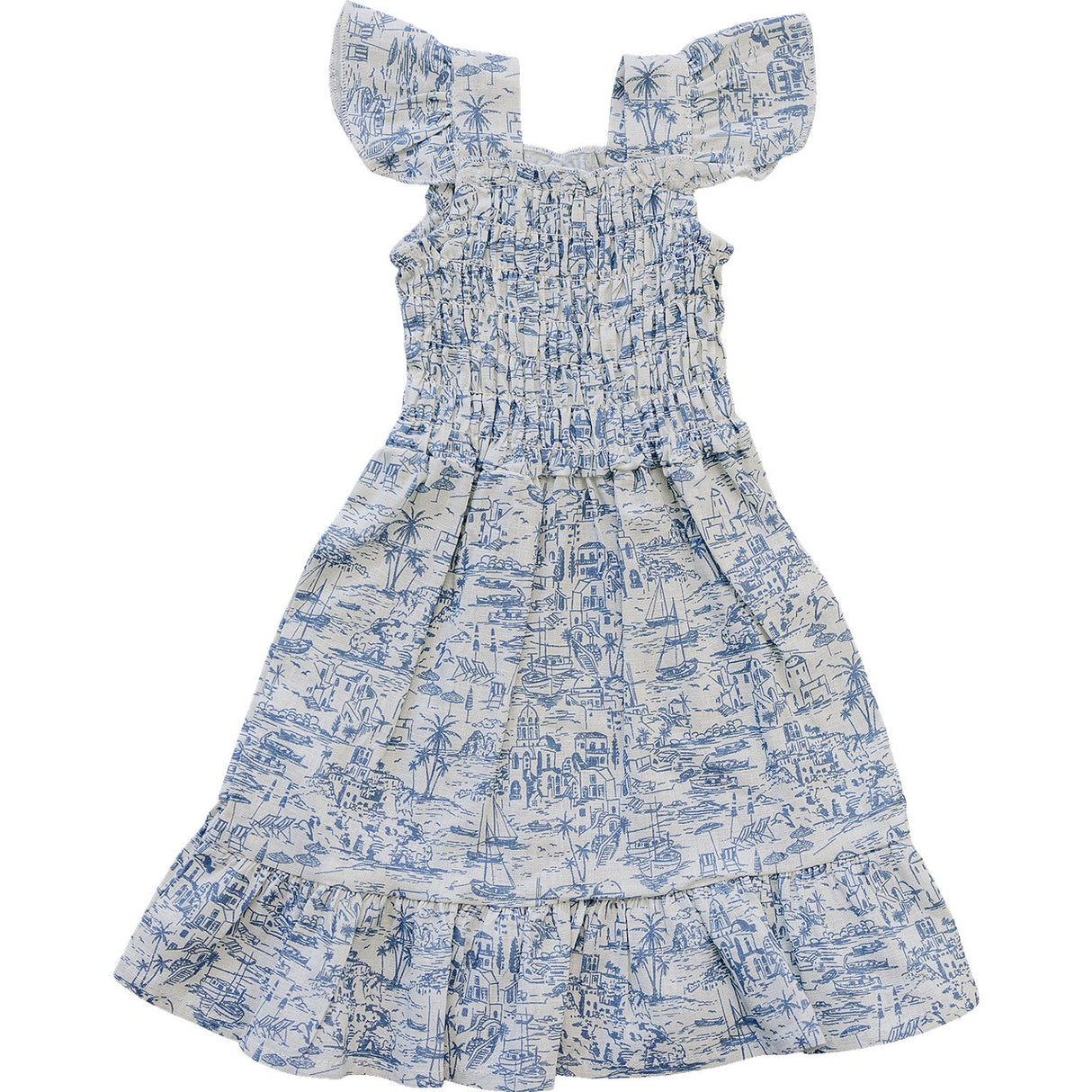 Santorini Smocked Dress
