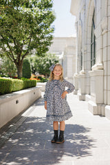 Floral Sailor Dress - HoneyBug 