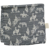 Wild West Muslin Burp Cloth - HoneyBug 