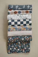 Midnight Floral Muslin Swaddle Blanket - HoneyBug 
