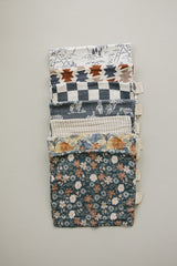Charcoal Checkered Muslin Burp Cloth - HoneyBug 