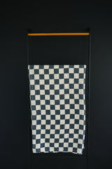 Charcoal Checkered Muslin Swaddle Blanket - HoneyBug 