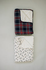 Christmas Trees Bamboo Fleece Quilt - HoneyBug 