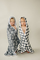 Wild West Muslin Hooded Towel - HoneyBug 