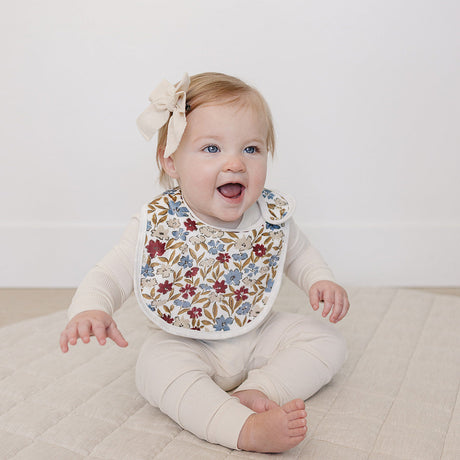 Desert Floral Classic Luxe Fleece Bib