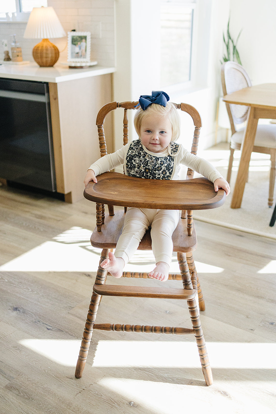 Liberty Floral Classic Muslin Bib - HoneyBug 