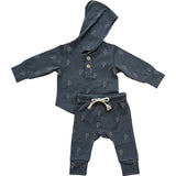 Lightning Bolt Hooded Set - HoneyBug 