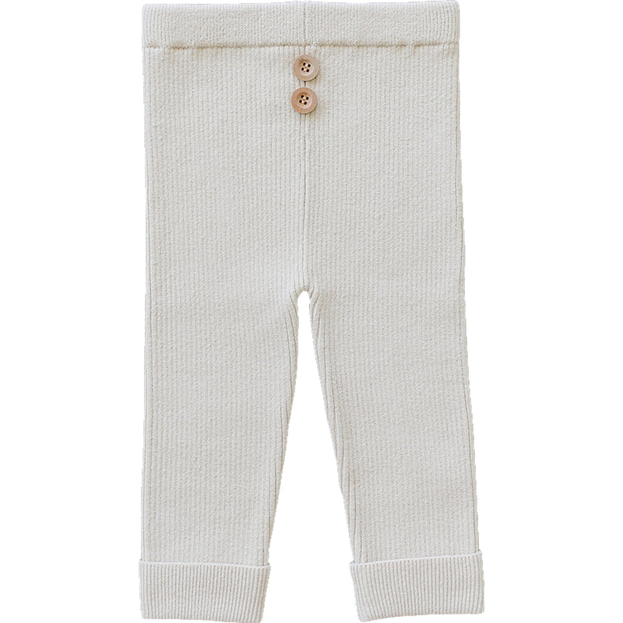 Cream Knit Leggings - HoneyBug 