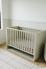 Western Aztec Muslin Crib Sheet - HoneyBug 