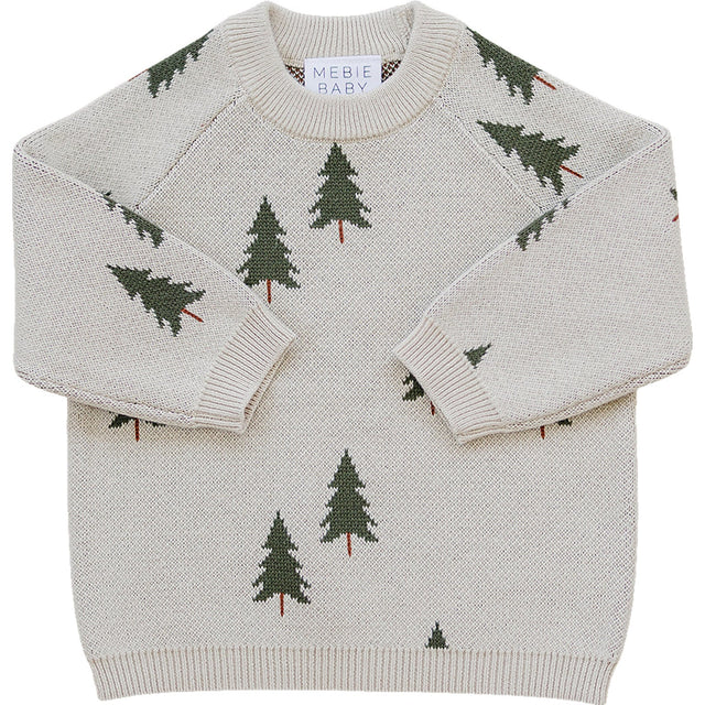 Pine Tree Knit Sweater - HoneyBug 